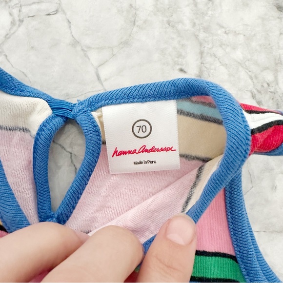 Hanna Andersson Striped 6-12M Tunic Dress - Picture 6 of 10